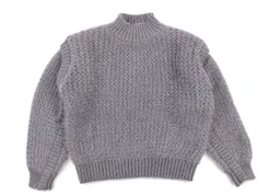 Sofie Schnoor Girls strik grey melange glitter